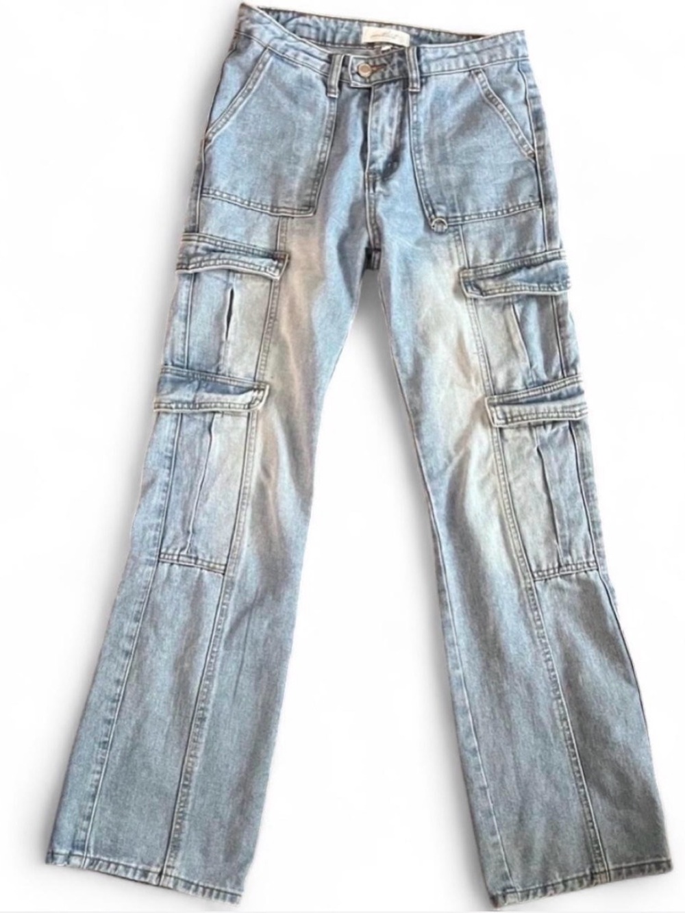 Cargo Flare Jeans